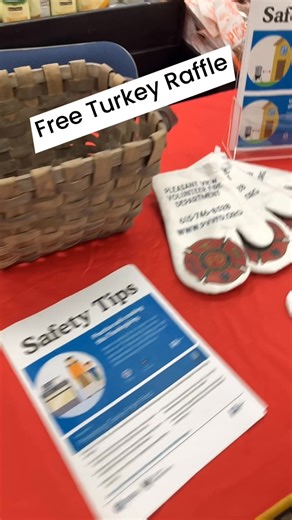 At H.G . Hills! Free Turkey Raffle and kitchen extinguisher. Come talk cooking safety🦃🍗 | Pleasant View Volunteer Fire Department