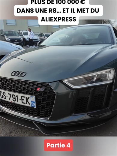 PLUS DE 100 000 € DANS UNE R8… ET IL MET DU ALIEXPRESS #voiture #audi #r8