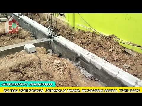 Interlock Bricks la Basement (கட்டுமானத்திற்கு இது புதுசு)