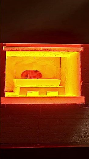 Inside the cupellation furnace, precision meets purity.