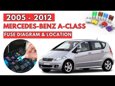 Mercedes-Benz A-Class (2005 to 2012) Fuse Box Diagrams & Location Guide