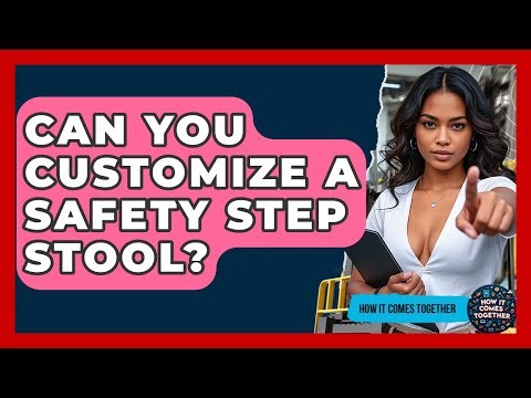 Can You Customize A Safety Step Stool? - How It Comes Together