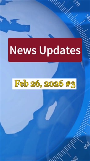Daily U.S Headlines - Feb 26, 2026 #news #newsupdate #trump #breakingnews #usa