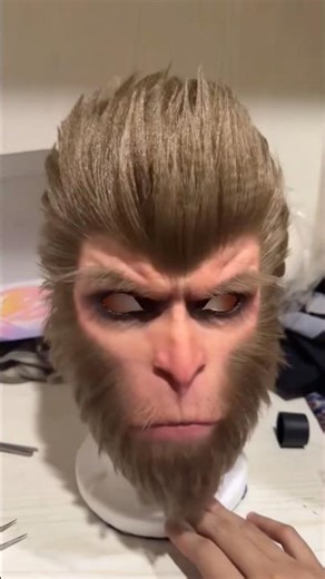 Black Myth Wukong cosplay mask #cosplay #wig #blackmyth #game #goku