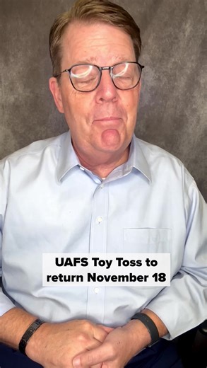 The UAFS Toy Toss is back Nov. 18! Bring a new toy to the UAFS basketball home opener and toss it after the first basket to support local kids🧸 | 5NEWS