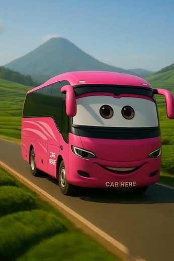 Telolet Bus Basuri Goes on a Cool Tea Garden Trip | Kids' Favorite Horn Sound!