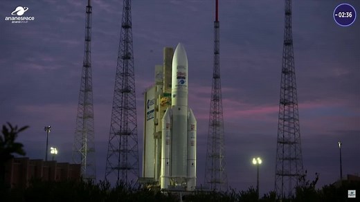 Suivez en direct le dernier décollage de la fusée Ariane 5