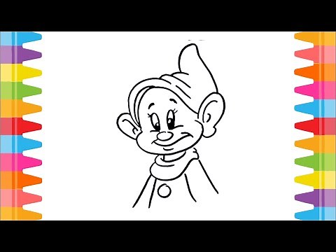 How to Draw Dopey from Snow White
