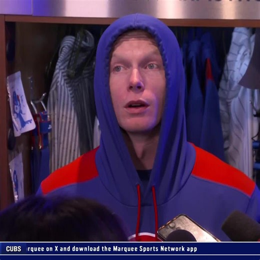 "It was a little different from pitch one today. Even crazier than yesterday or the Wild Card." PCA couldn't believe the Wrigley crowd today. | Marquee Sports Network