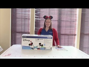 Unboxing the NEW Limited Disney Edition Brother ScanNCut SDX230D