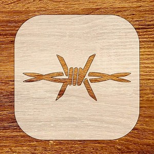 Barbed Wire Stencil, Digital Download, SVG, DXF, Stl, Png, Pdf Files - Etsy