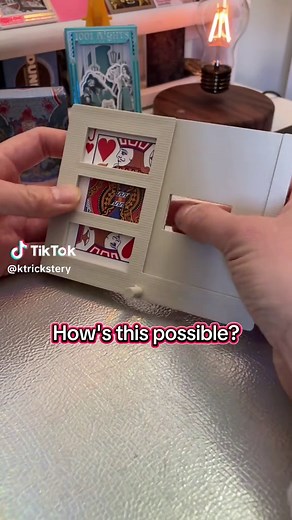 Just witnessed pure magic! ✨ Incredible card split in pieces! #reelsviralvideo #magiccards #fyp