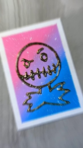 Halloween Ghost Painting with Acrylic Colors & Hot Glue 👻✨ Easy DIY Spooky Art Idea #HalloweenCrafts #AcrylicPainting #HotGlue #fblifestyle | Creative Art & Craft Ideas