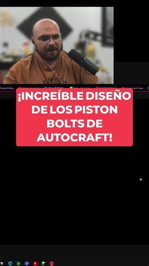 Diseño de los piston bolts de AutoCraft en Minecraft