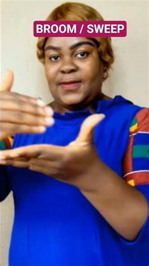How to sign broom and sweep #signlanguage #asl