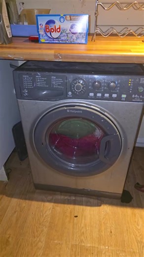 Removing blockage from Hotpoint washer #washingmachine #appliancerepa | Emma Fleming