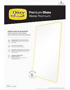 OtterBox Premium Glass Antimicrobrial Screen Protector for iPad Pro 11-inch (M4 and M5), Scratch Protection, Flawless Touch Response, Fingerprint Resistant, Easy Installation