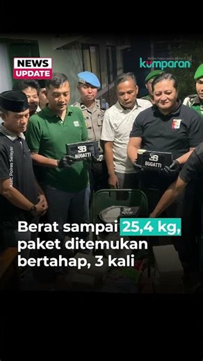 Fishermen in the Selayar Islands, South Sulawesi, found a 25-kg package of illegal drugs suspecte...
