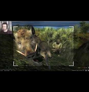 Our Biggest FERAL HOG Less Than 10 YDS AWAY! Call Of The Wild #monster #hog #hunterz