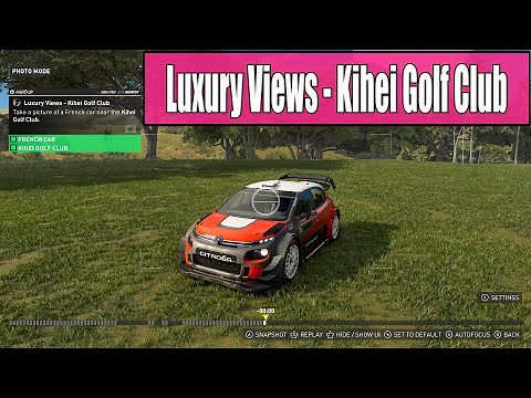 The Crew Motorfest Photo Ops Luxury Views - Kihei Golf Club