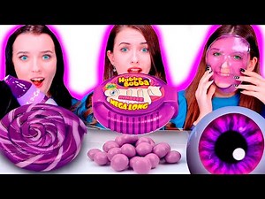 Purple Candy Party ASMR Race: Sweet Sounds for Ultimate Relaxation 🍬🎉 Compilation