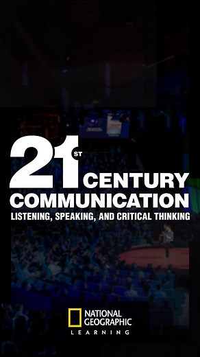 15 reactions | 21st Century Communication uses powerful ideas from TED Talks to teach learners to think critically and communicate effectively. Check out this short video about the series below and learn more here ➡️ https://bit.ly/2IWav5K | National Geographic Learning | Facebook