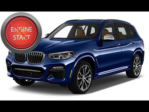Open and Start a BMW X3 with a dead key fob battery.