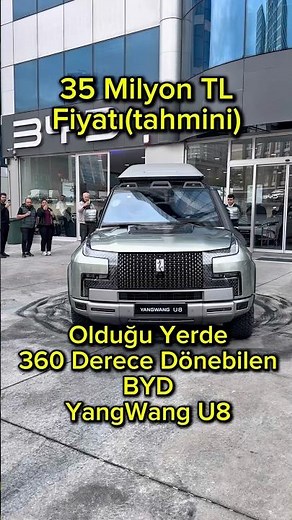 BYD Yangwang U8 – 360 Degree Rotating SUV! “Tank Turn” Becomes a Reality