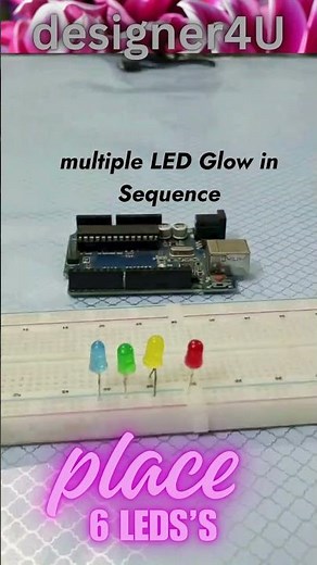 multiple LED glow in sequence #arduino #diy #how to#arduinoproject #programming