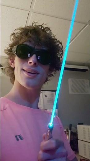 Have you ever seen a cyan laser?