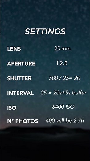 TUTORIAL STAR TRAILS!