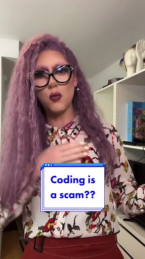 Changing the narrative one coding eyeshadow tutorial after another! #coding #womeninstem #dragqueen