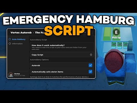 [FREE] Emergency Hamburg Script | Auto Rob, Auto Farm, Auto Sell, Radar Farm, XP Farm | PC & MOBILE