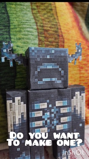 paper minecraft warden tutorial #minecraft