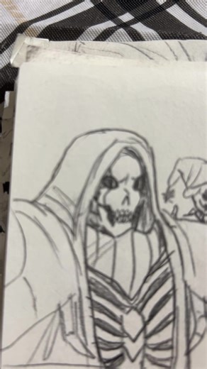 #crossover #jackskellington #ainzooalgownyouroverlord #friendship? #crackpairing? Some part of me believes that skelington is a huge ragebaiter. wanted to add more skeleton characters but don’t feel like drawing them so just the two sorry.