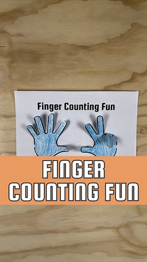 16 reactions | Counting Fun with Paper Hands! ✋ Engage your little...