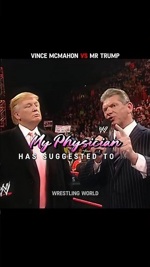 Donald Trump vs Vince McMahon | Billionaire vs Billionaire | Hair vs Hair | WrestleMania Match Edit