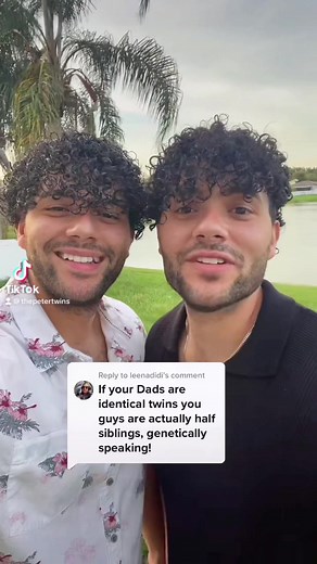 We’re technically brothers because of our DNA. Genetically speaking we’re brothers and cousins #twins #twinsoftiktok #twincousins #brousins #science #genetics #fyp #foryoupage