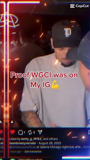 Exclusive Proof that WGCI was in "My Story" on IG✌️