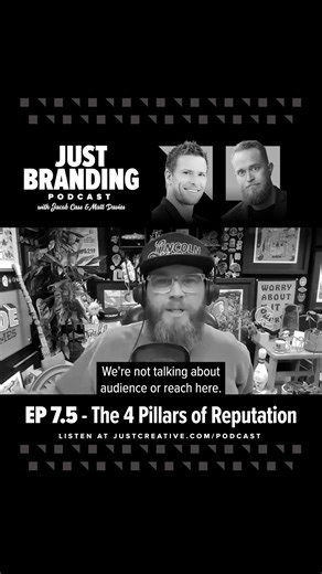 The 4 Pillars Of Reputation (JUST Branding) #shorts