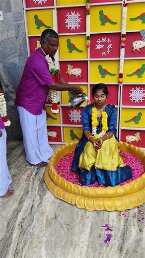 🌺🌻கூடல் சடங்கு விழா?#koodankulamfunction #manjalileneeradi #shorts