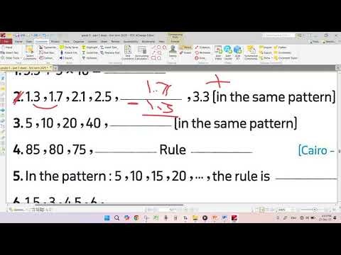 grade 5 input , output rule , pattern 23 Dec 2025