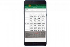 Excel ahora permitirá escanear una tabla y convertirla en una hoja de cálculo totalmente editable