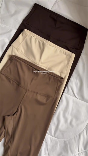 High Quality Chocolate Color Workout Leggings