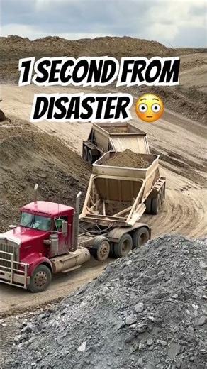 Most people will never be this close to a haul truck like this…😳