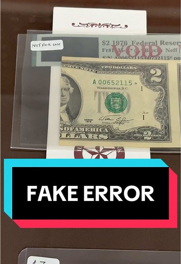 Understanding Illegal Sales of Error Currency