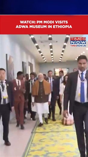 Ethiopia: PM Narendra Modi Visits Adwa Museum In Addis Ababa | Watch Video | TIMES NOW