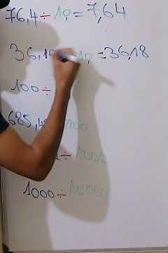 القسمة على 10 / 100 / 1000 / 10000 #algebra #education #maths #school #bac #اكسبلور