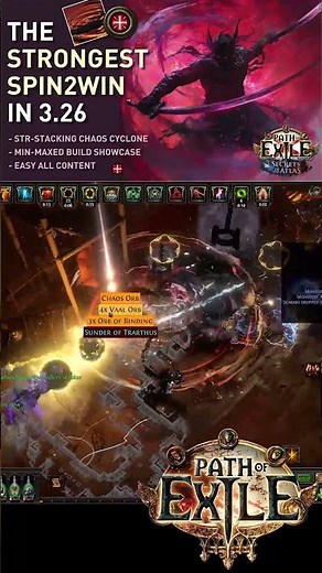 STR-Stacking Cyclone(Dual-Wield) is the【Strongest Spin2Win in 3.26】⚡ Min-Maxed Build Showcase