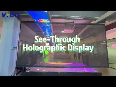 Transparent Holographic LED Display – Invisible Screen, Stunning 3D Visual Impact